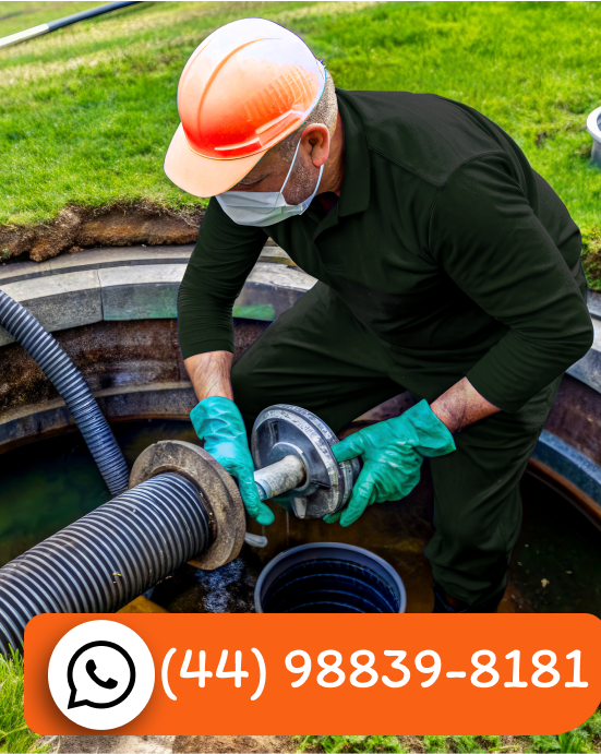 Profissional de desentupimento