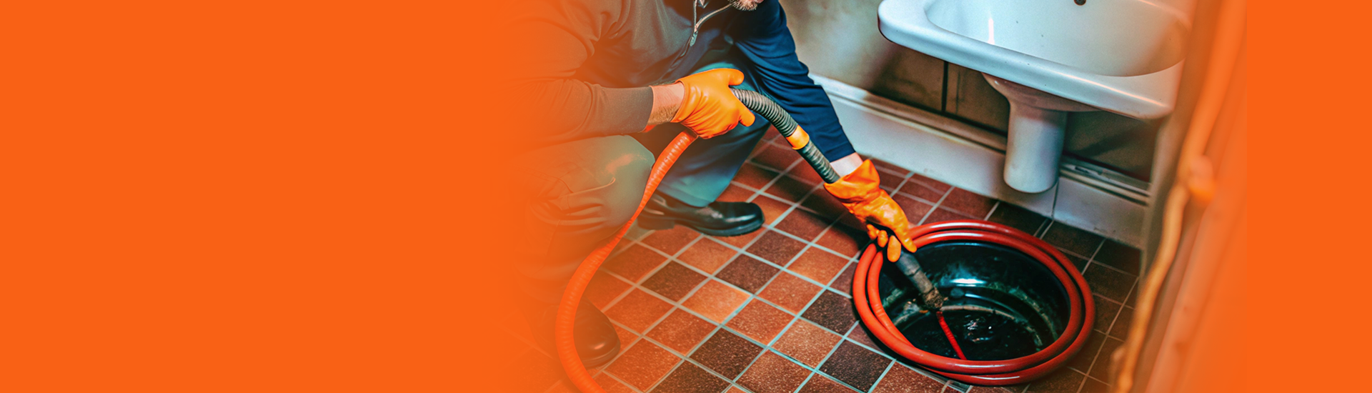 Serviço de desentupimento